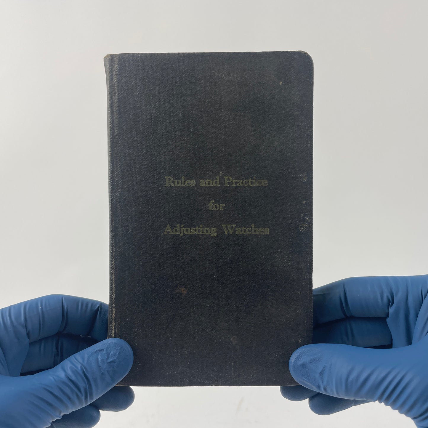 May Lot 58 - Rules and Practice for Adjusting Watches