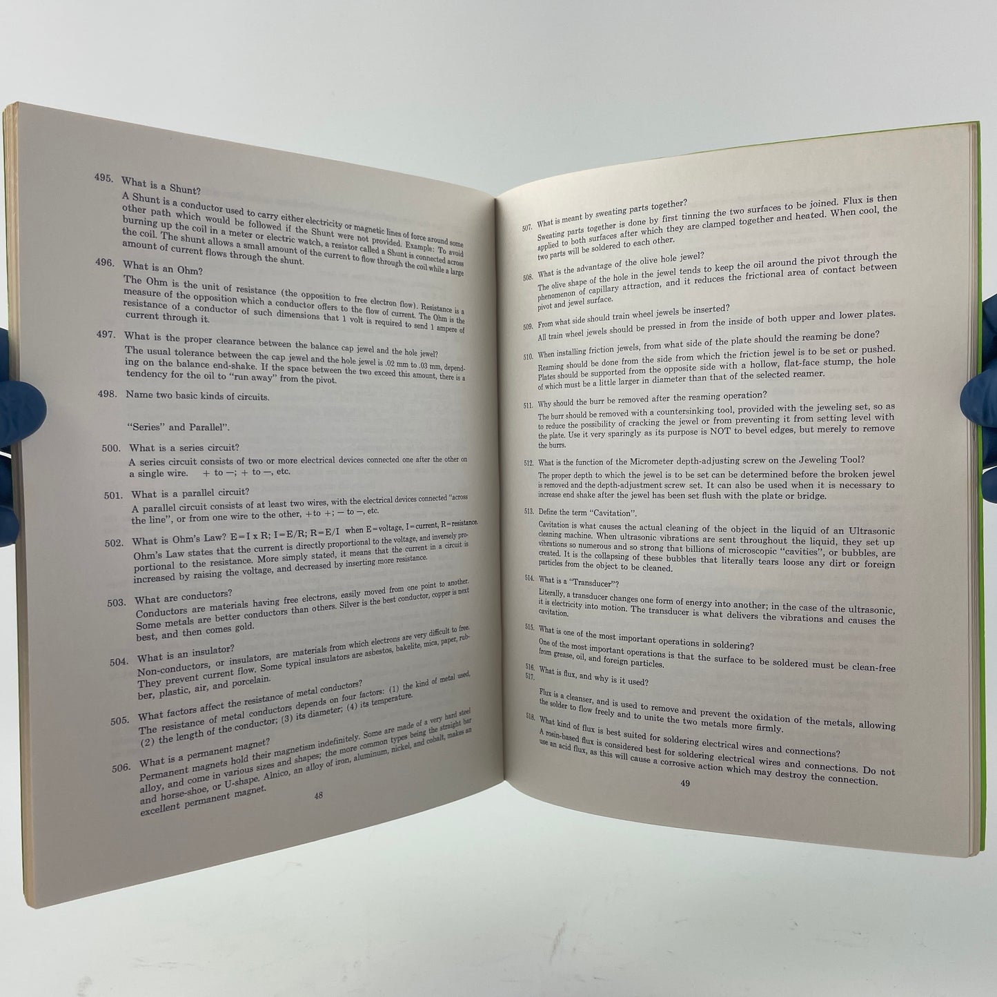 May Lot 87- Questions And Answers of and for the Watchmaking Profession