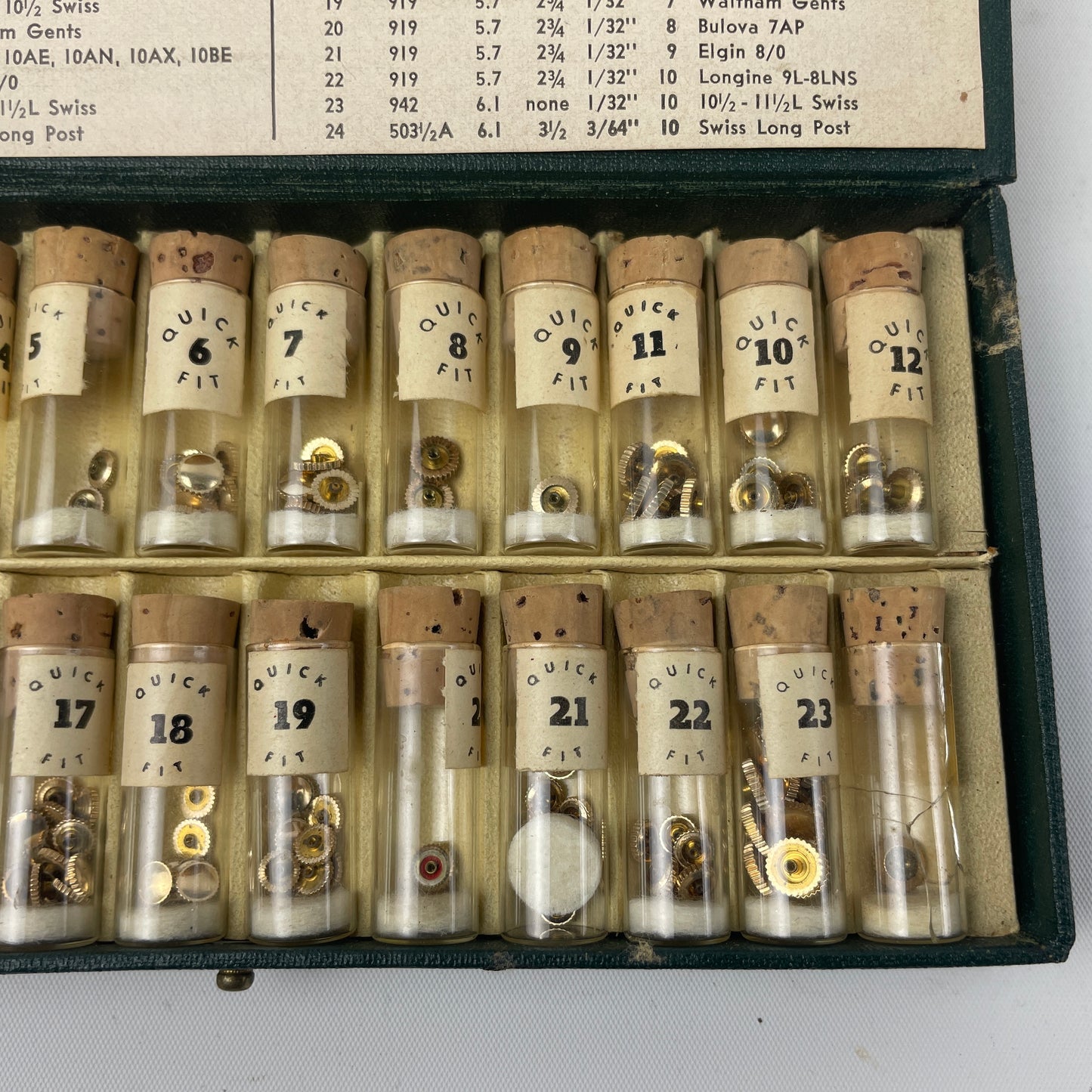 May Lot 76- Quick Fit Yellow Wristwatch Crown Assortment