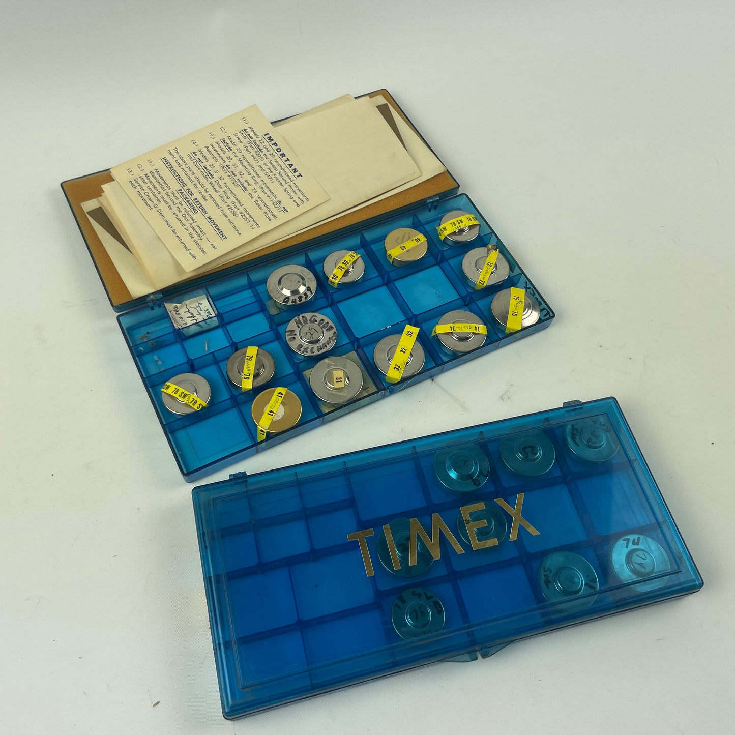 May Lot 74- NOS Timex Mechanical Wristwatch Movement Assortment