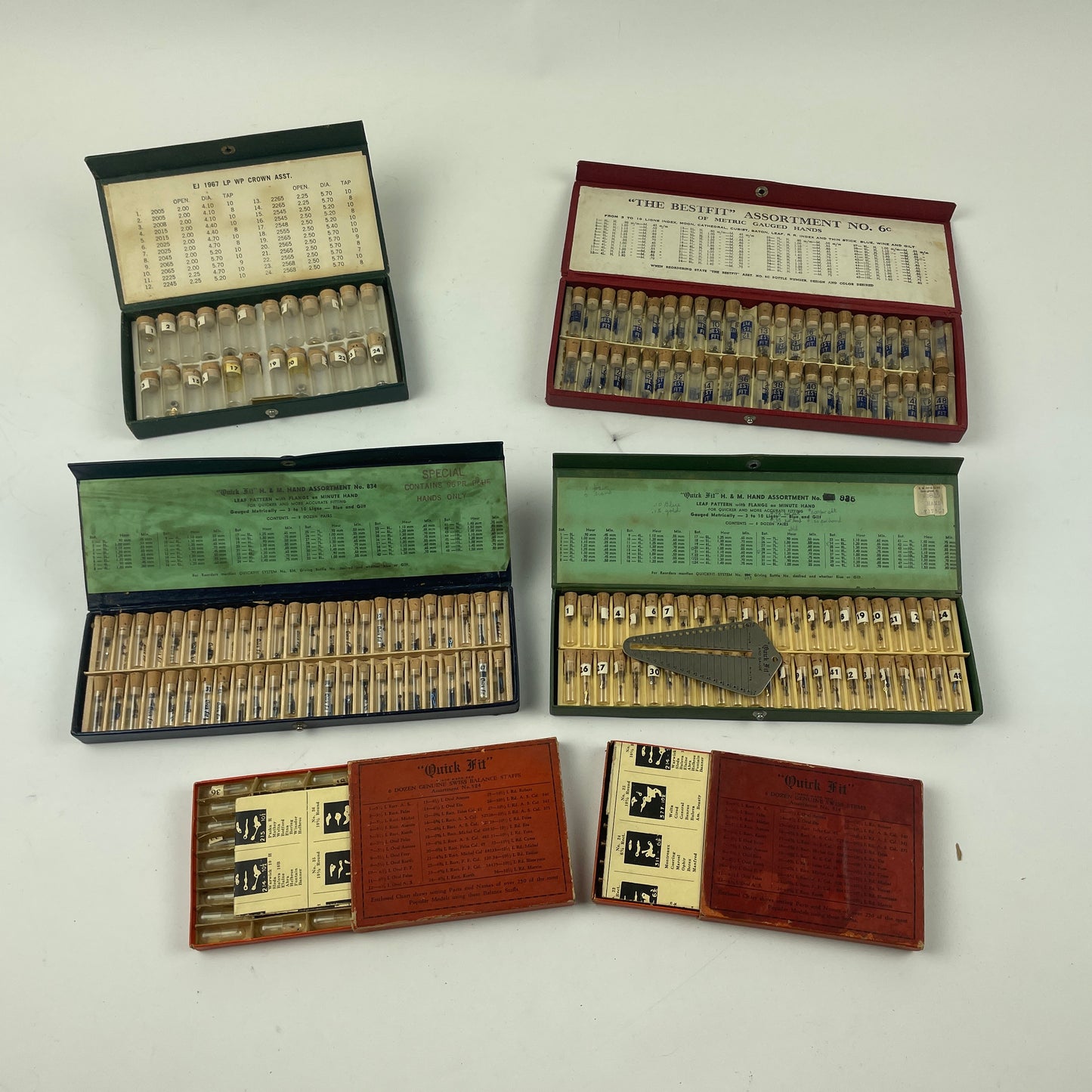 May Lot 99- Balance Staff, Crown & Hand Assortments, Bestfit & Quick Fit