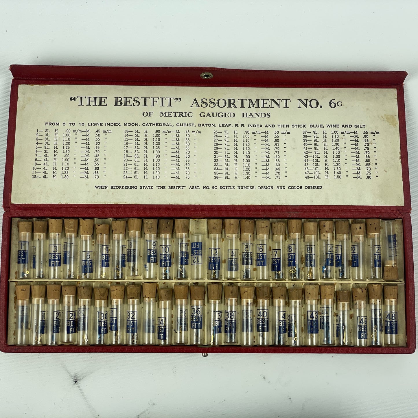 May Lot 99- Balance Staff, Crown & Hand Assortments, Bestfit & Quick Fit