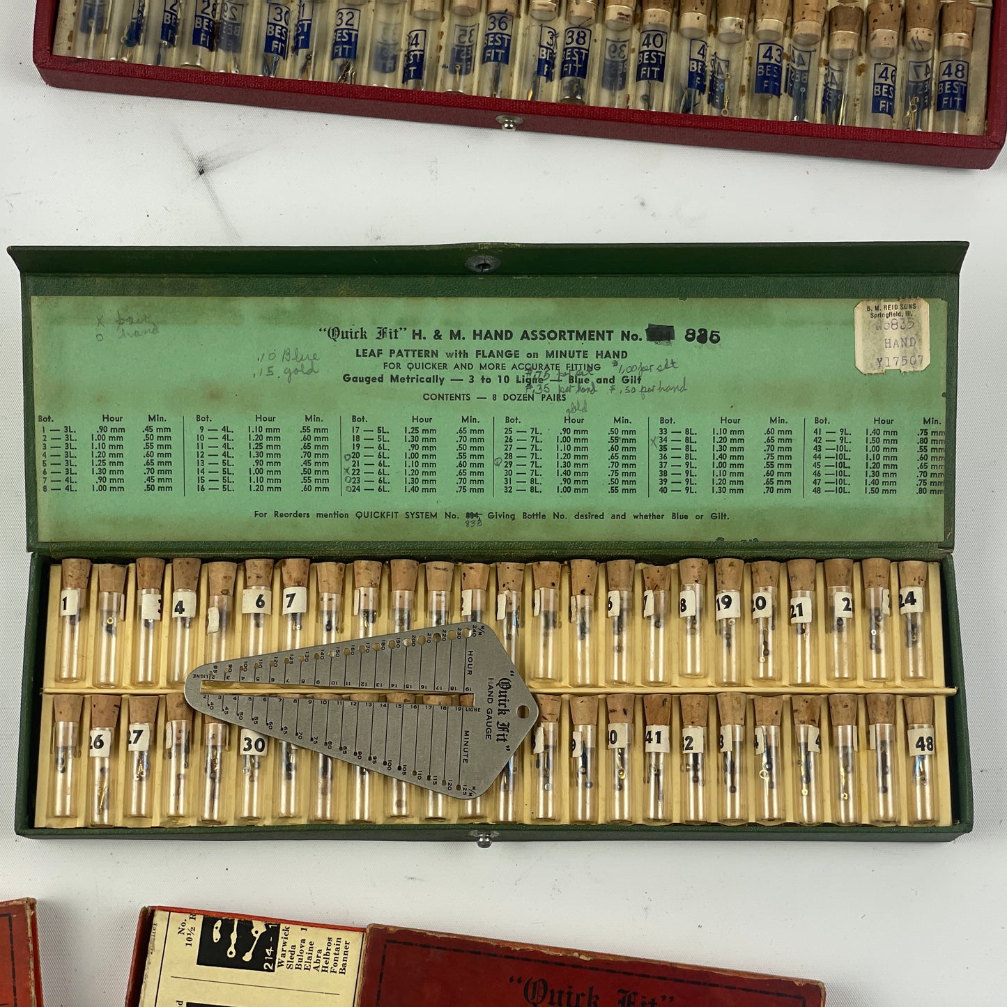 May Lot 99- Balance Staff, Crown & Hand Assortments, Bestfit & Quick Fit