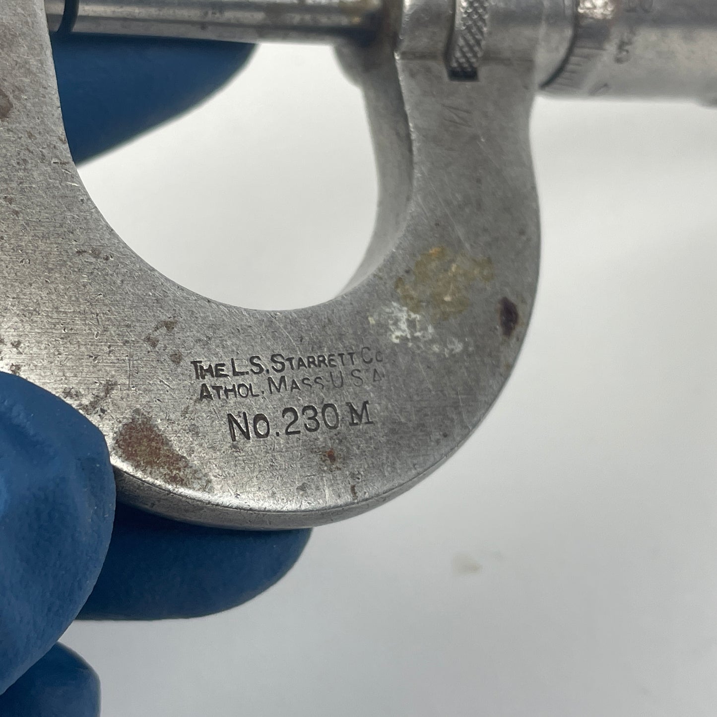 May Lot 68- Boxed Starrett No. 230M Micrometer