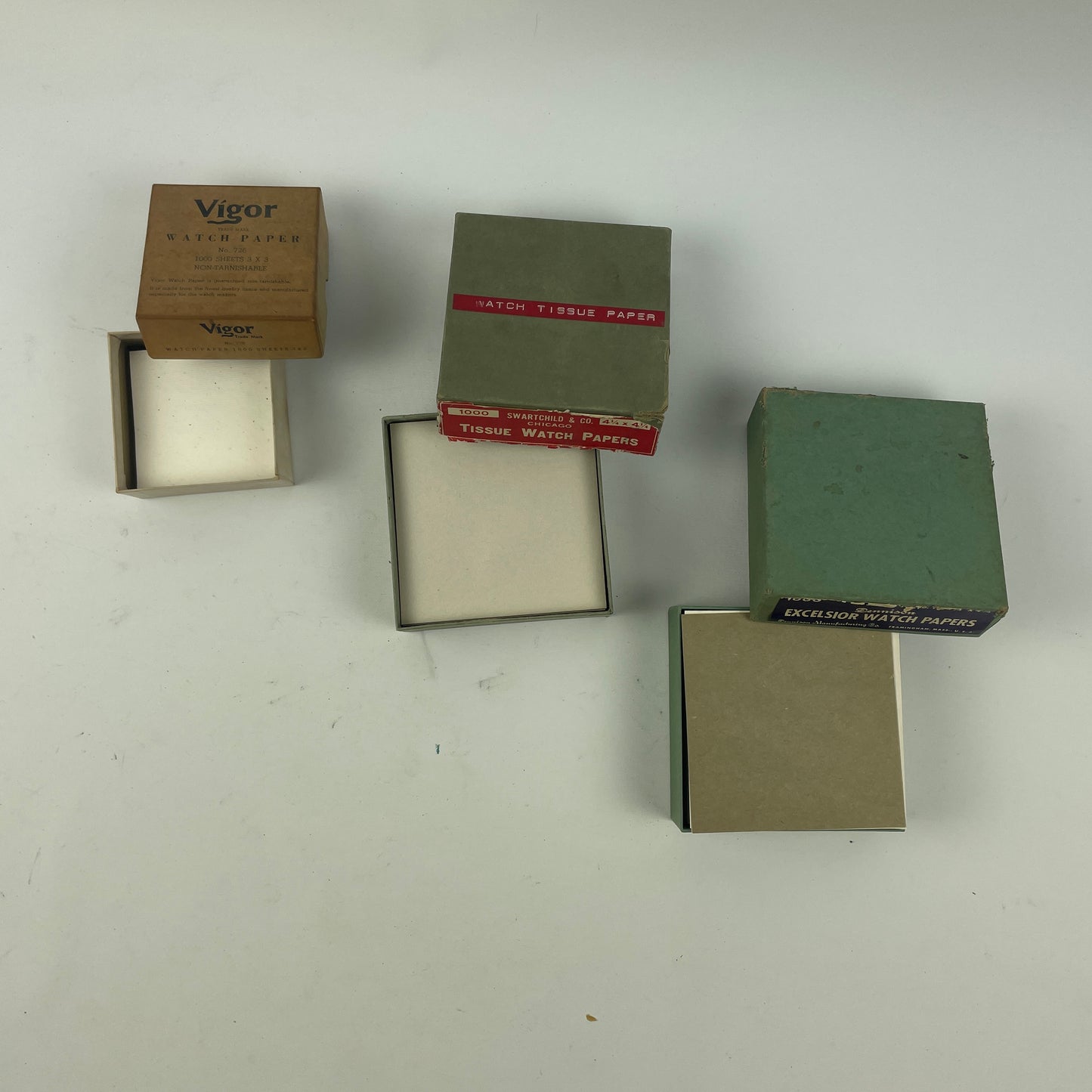 May Lot 66- Watch Paper, 3 Boxes