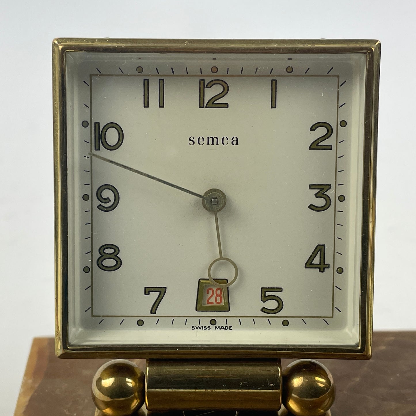 May Lot 54- Desktop Clock Pen Stand