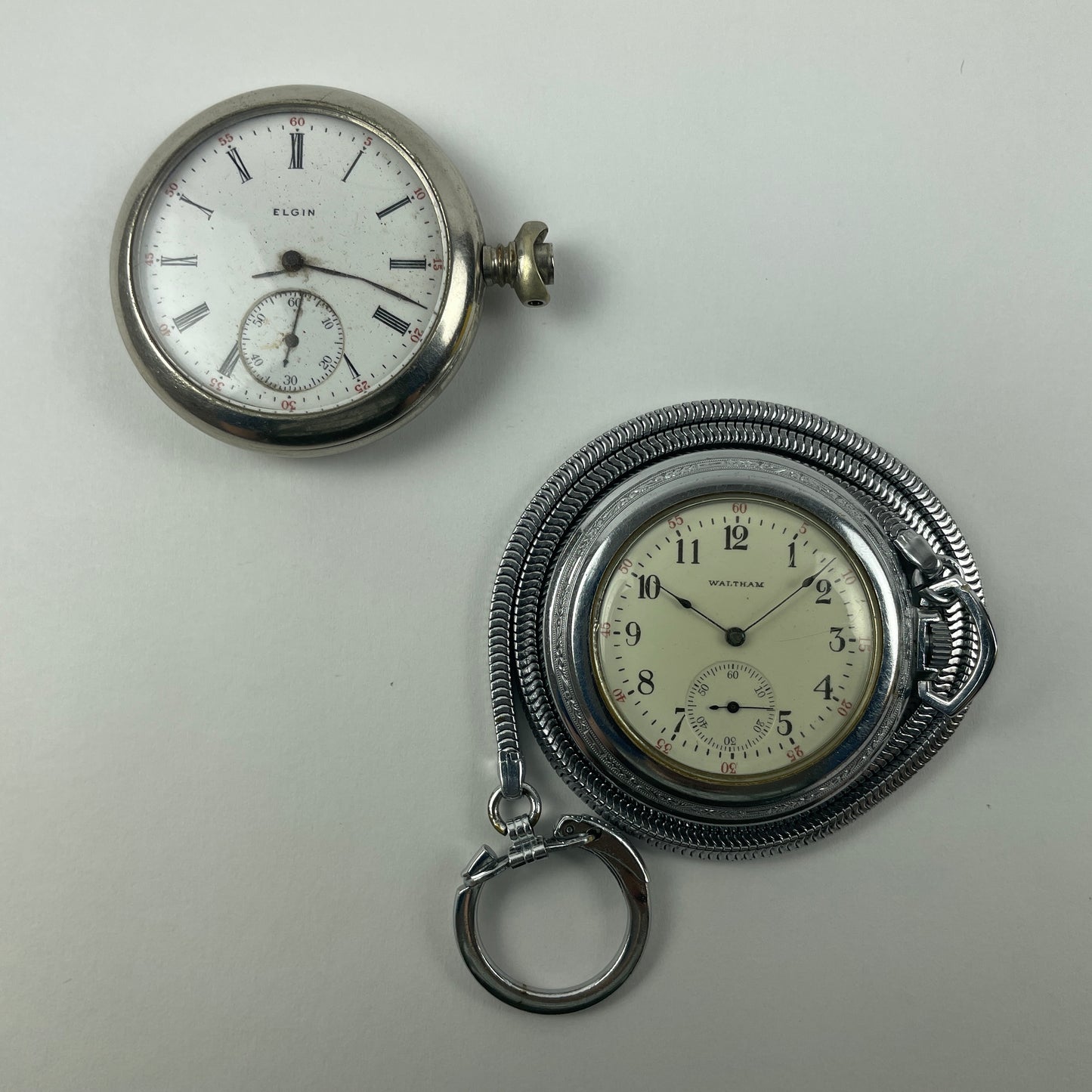 May Lot 14- American Pocket Watch Set