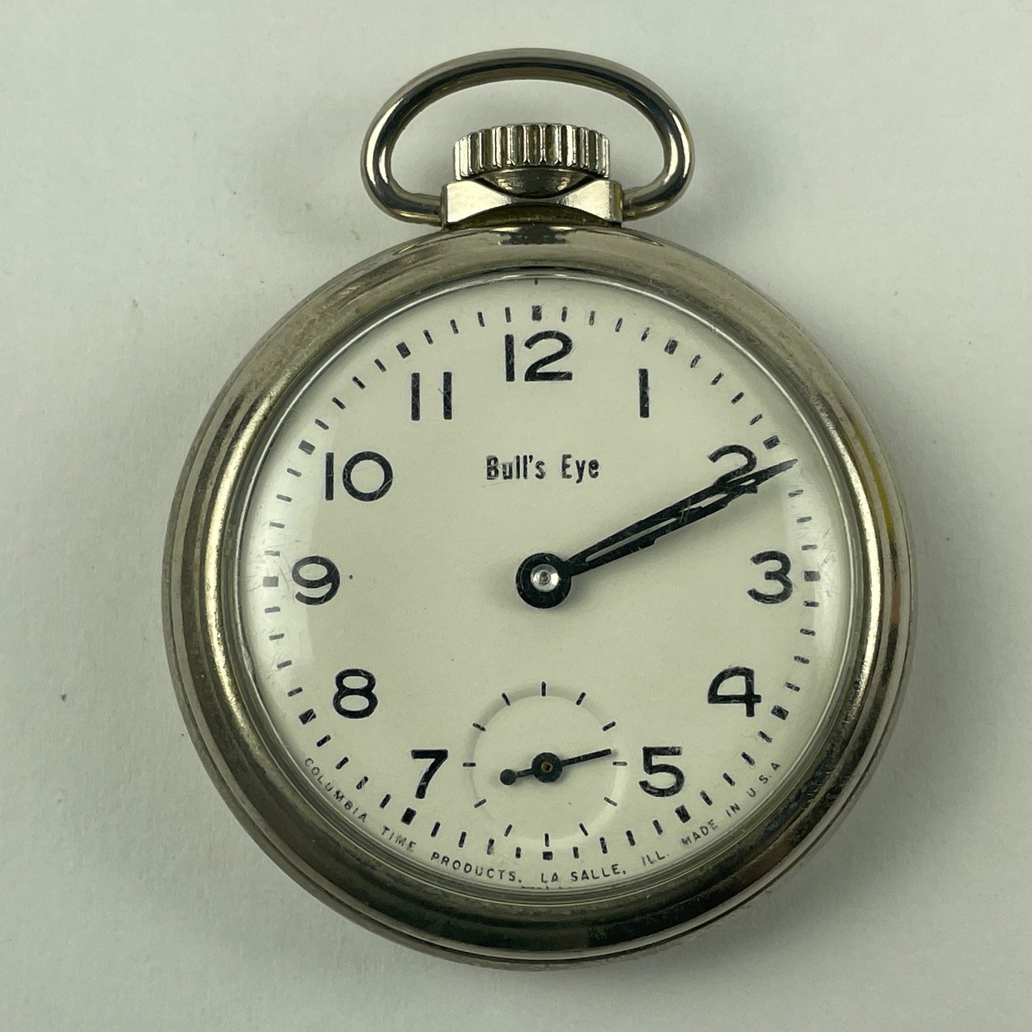 May Lot 38- Ansonia & Bull’s Eye Pocket Watch
