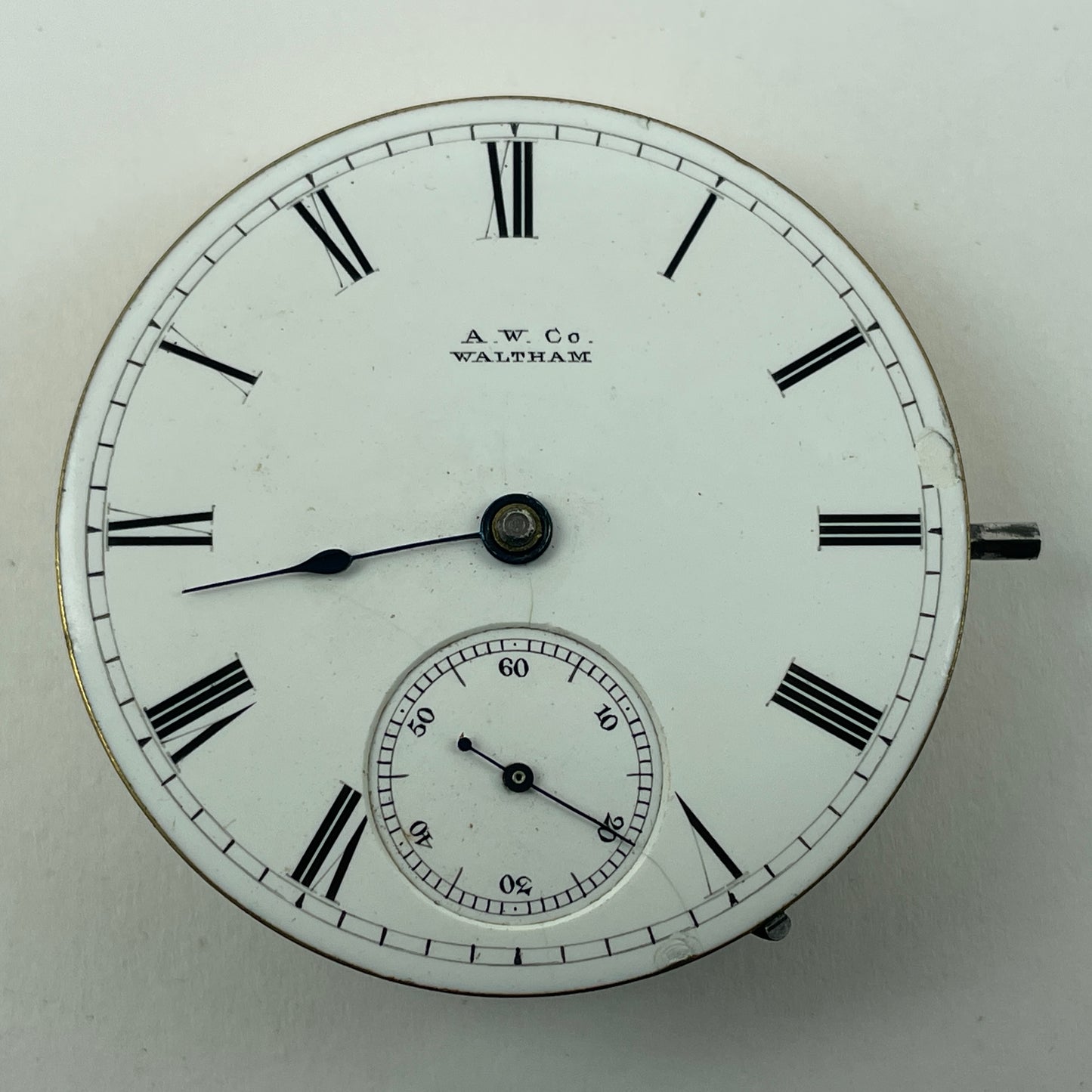 May Lot 75- Waltham Wm. Ellery Pocket Watch Movement