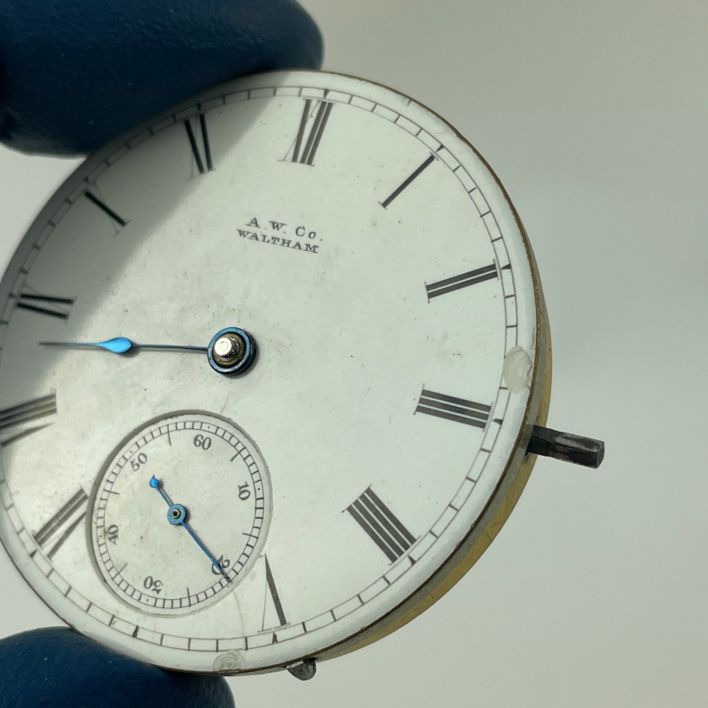 May Lot 75- Waltham Wm. Ellery Pocket Watch Movement