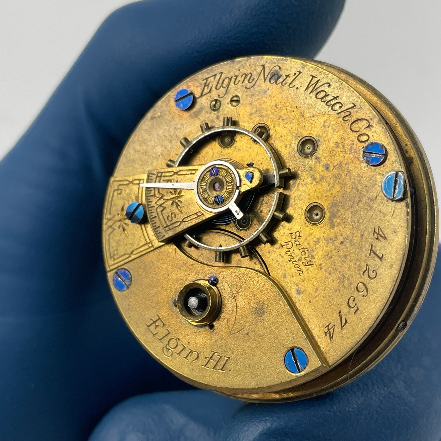 May Lot 18- Elgin 18S Pocket Watch Movement