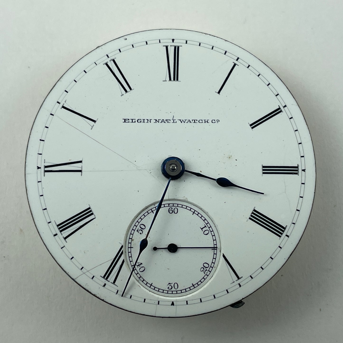 May Lot 37- Elgin 18S Hunting Pocket Watch Movement