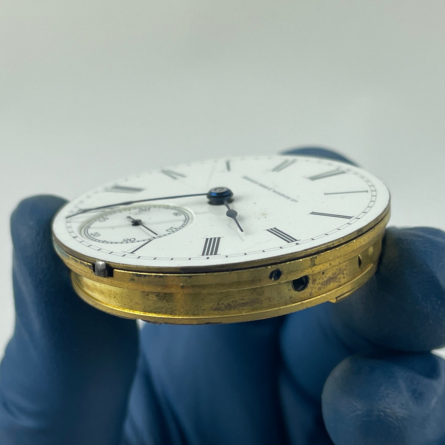 May Lot 37- Elgin 18S Hunting Pocket Watch Movement