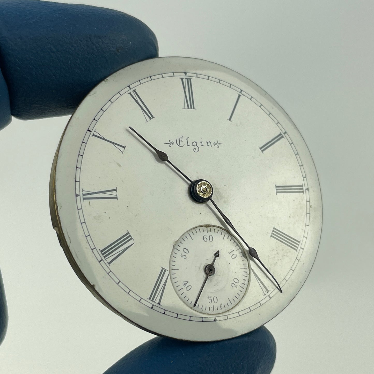 May Lot 35- Elgin 18s Open Face Pocket Watch Movement