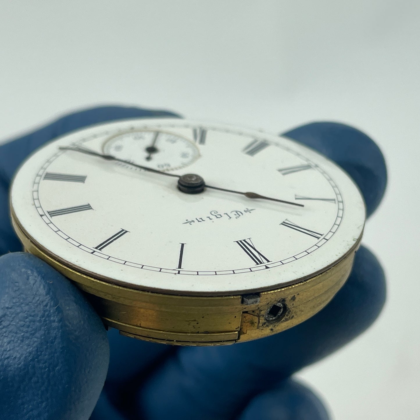 May Lot 35- Elgin 18s Open Face Pocket Watch Movement