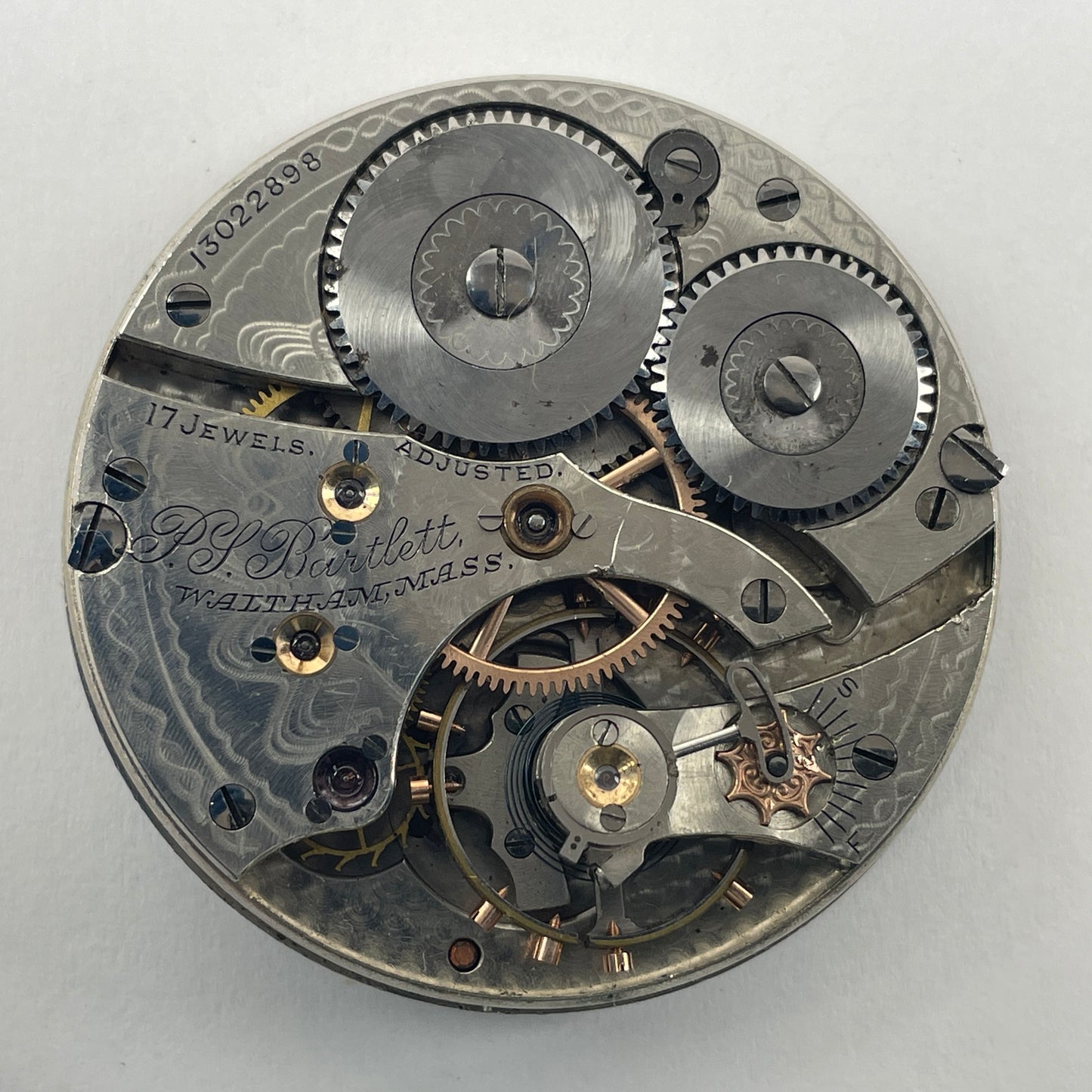May Lot 34- 12S & 16S Waltham Pocket Watch Movement Set
