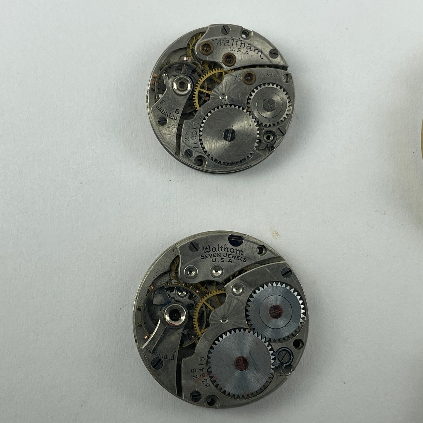 May Lot 55- American Pocket Watch Movement Set