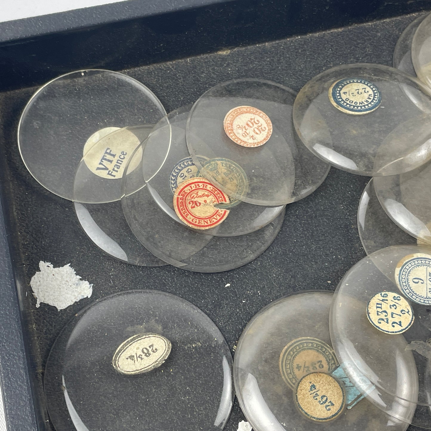 May Lot 24- NOS Glass Pocket Watch Crystals