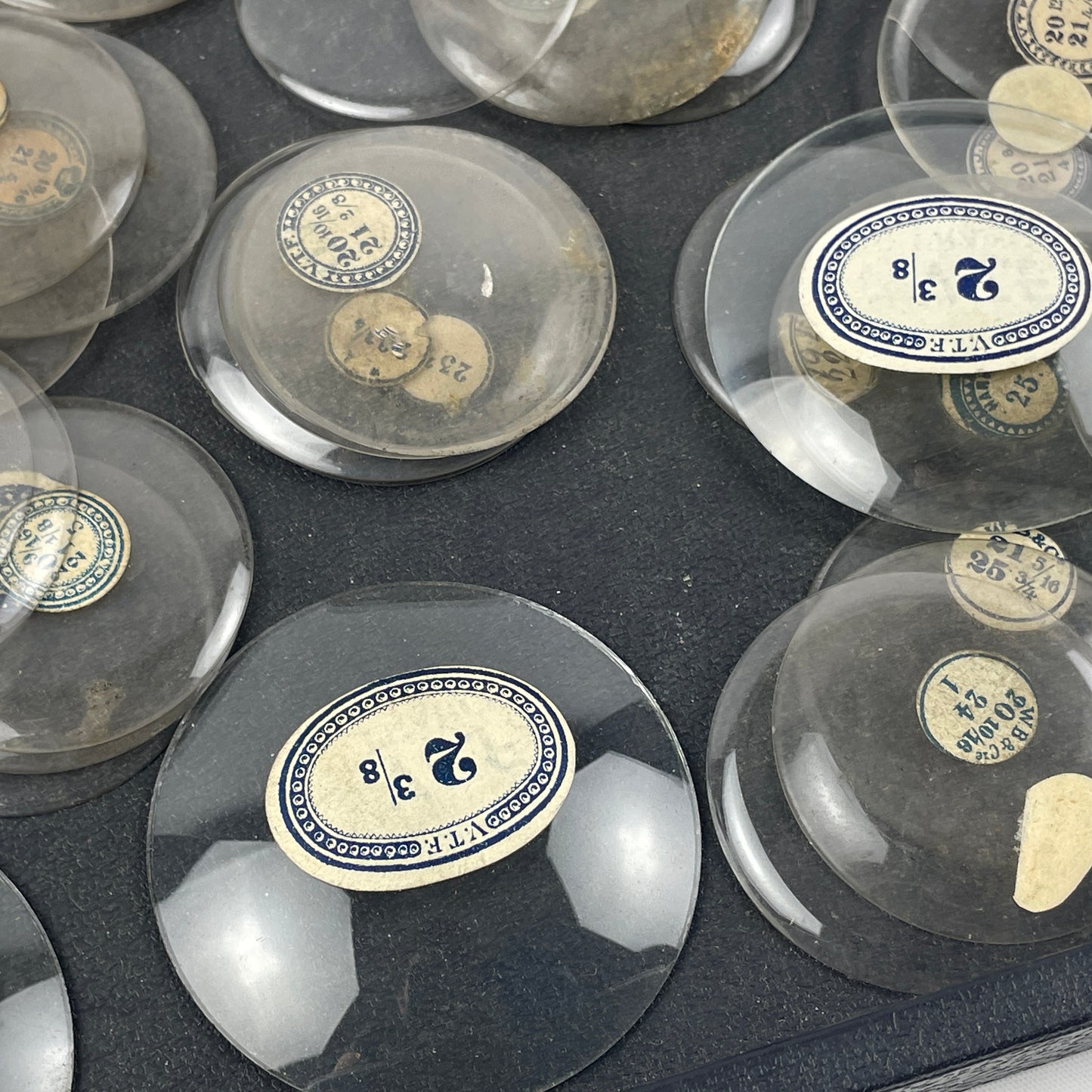 May Lot 24- NOS Glass Pocket Watch Crystals