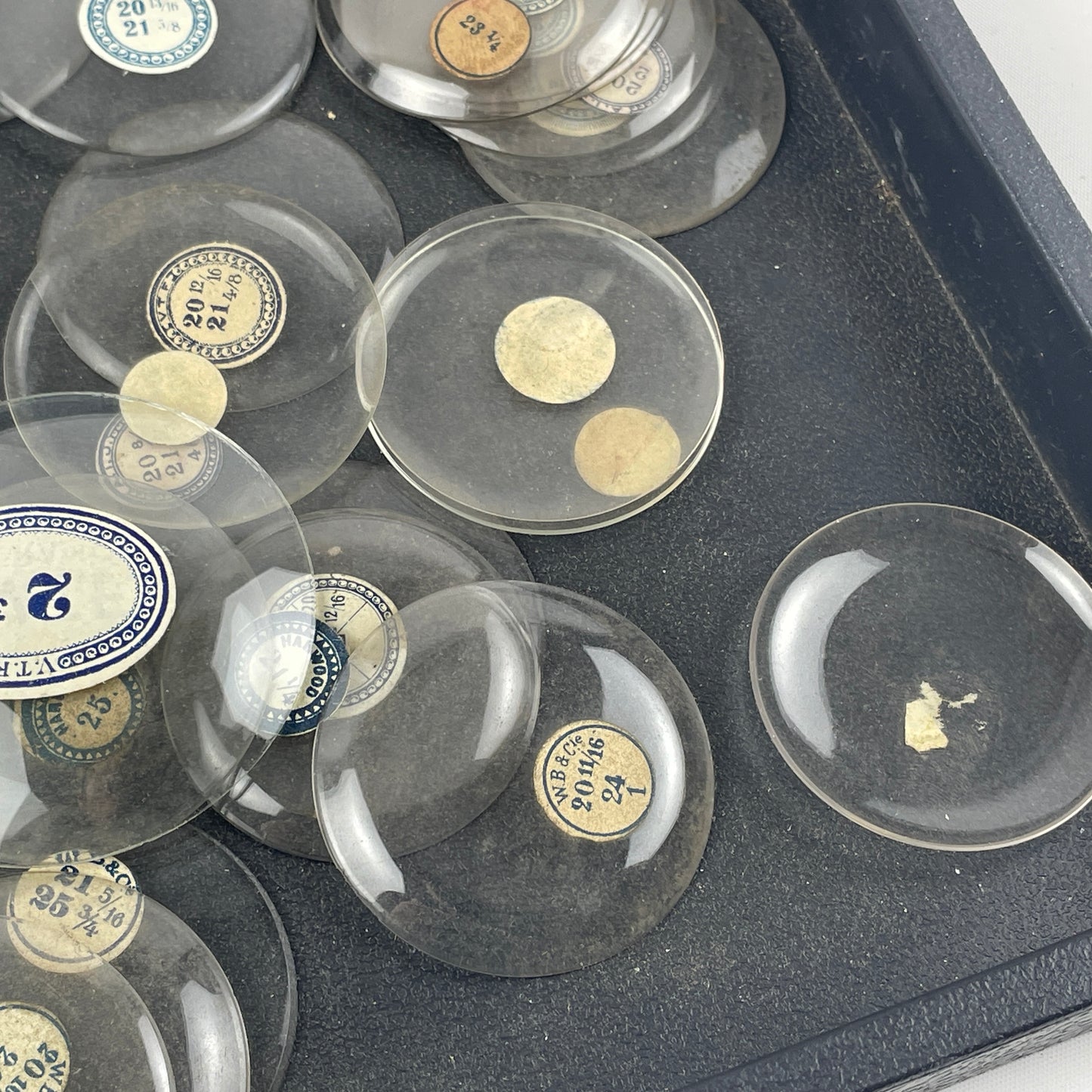 May Lot 24- NOS Glass Pocket Watch Crystals