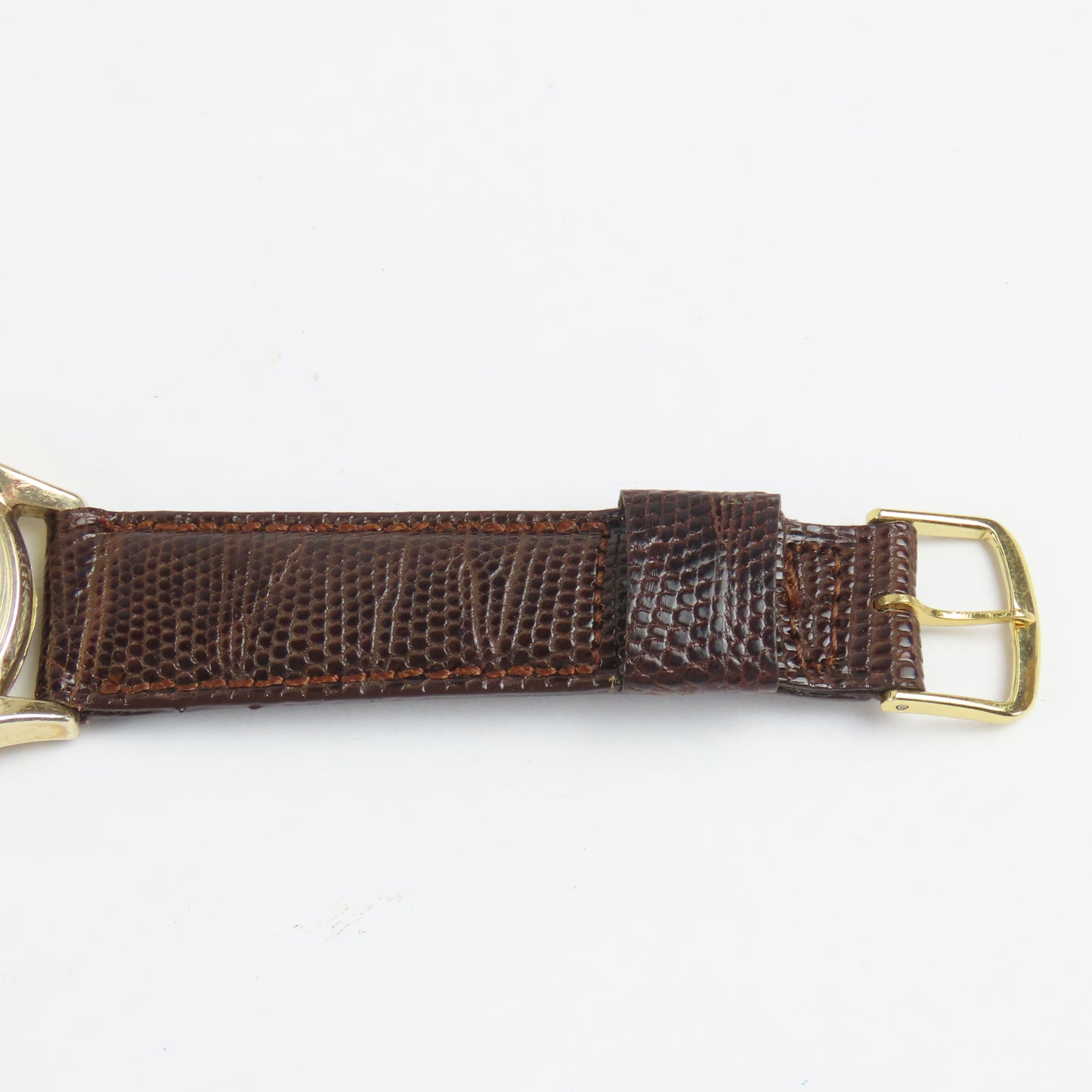 LeCoultre 814 Men’s Alarm Round Vintage Mechanical Wristwatch