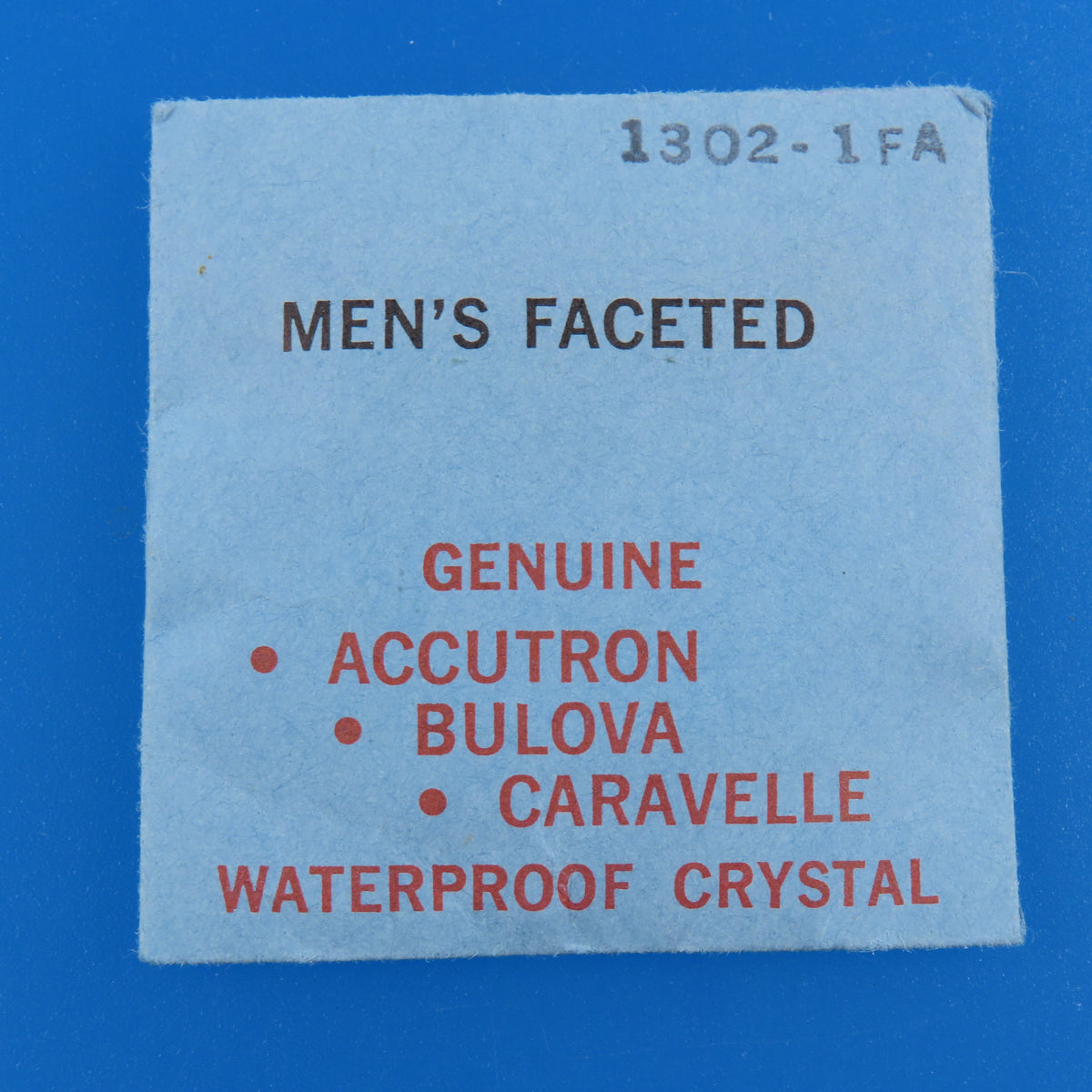 Bulova Accutron 1302-1FA Men's Faceted 29.9 MM Crystal | Waterproof