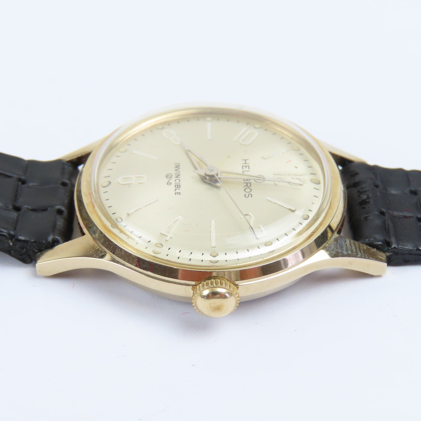 Swiss Helbros NOS Double Boxed Vintage Mechanical Wristwatch