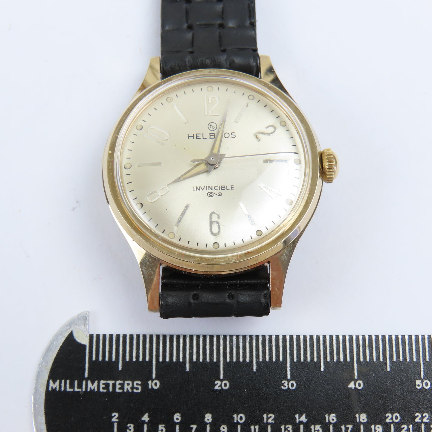 Swiss Helbros NOS Double Boxed Vintage Mechanical Wristwatch