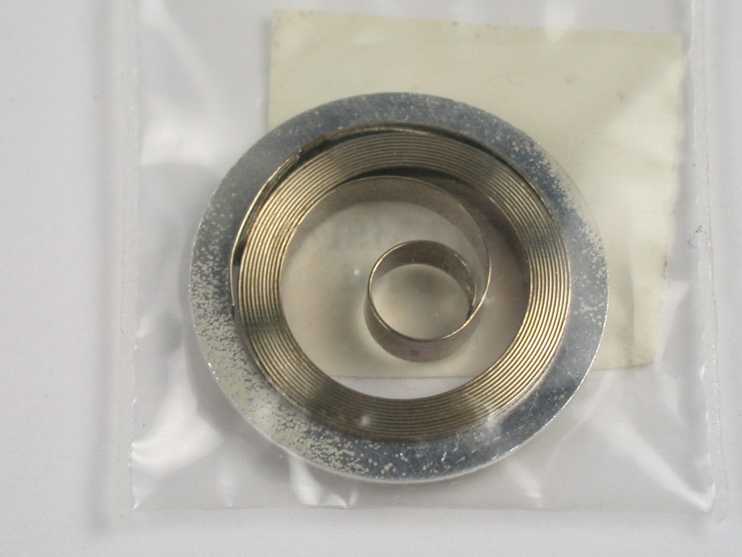 Elgin 18 Size White Alloy Pocket Watch Mainspring #812