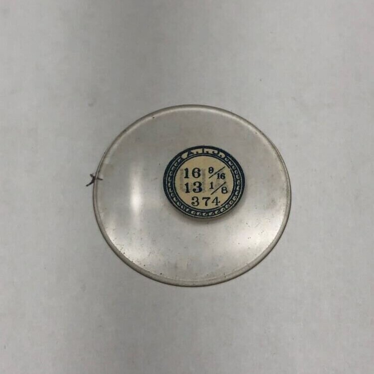 Sleeve of 16 9/16 Beveled Glass Open Face Pocket Watch Crystals