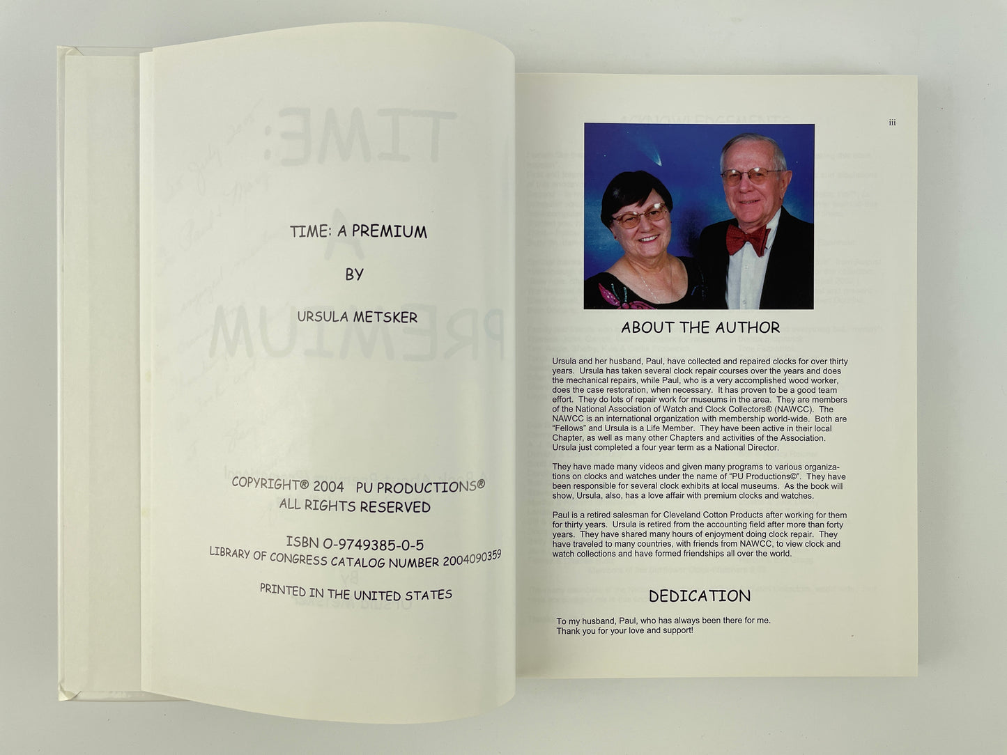 Lot 132- Time: A Premium by Ursula Metsker