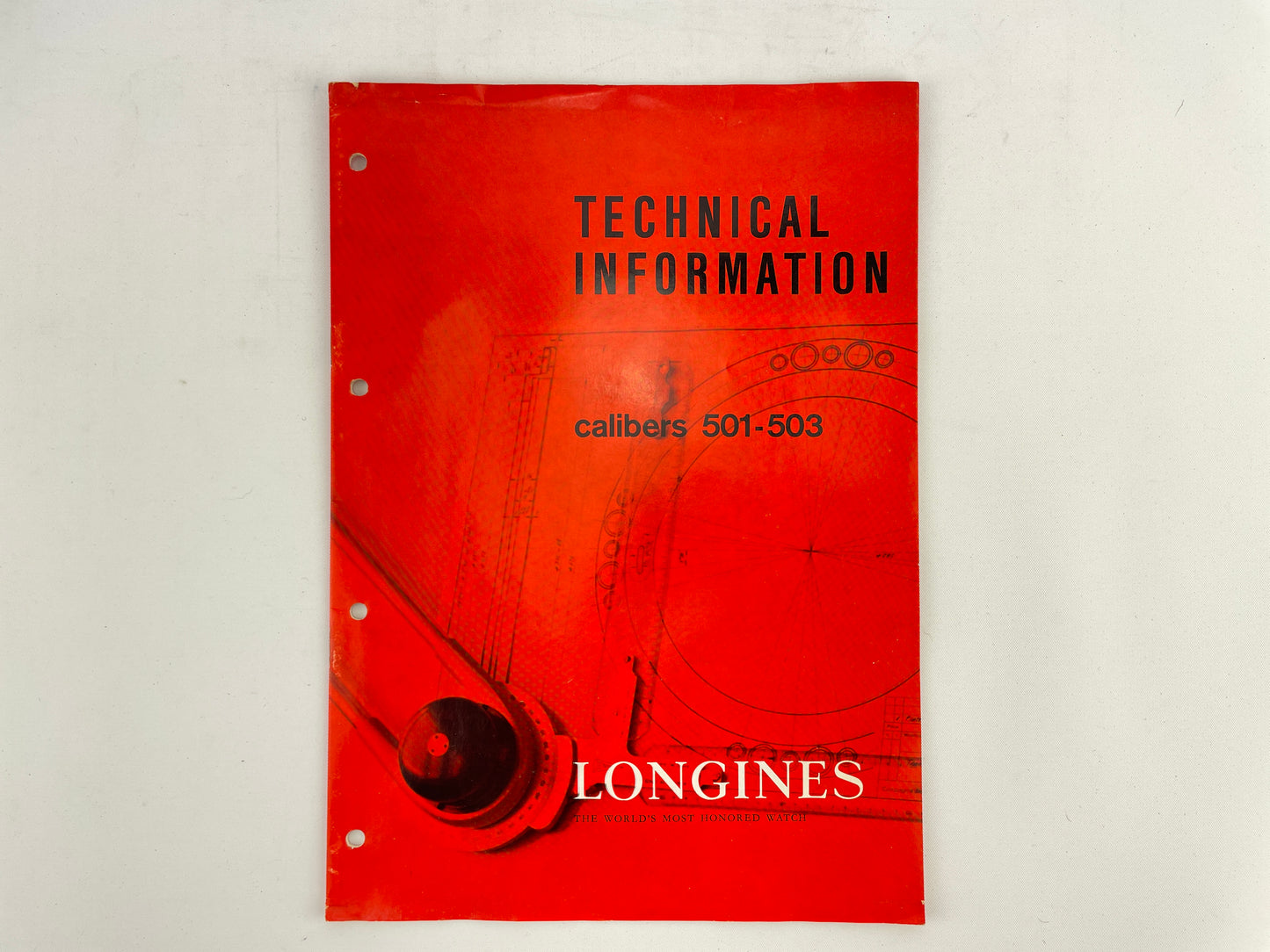 Longines Technical Information Manual Calibers 501-503