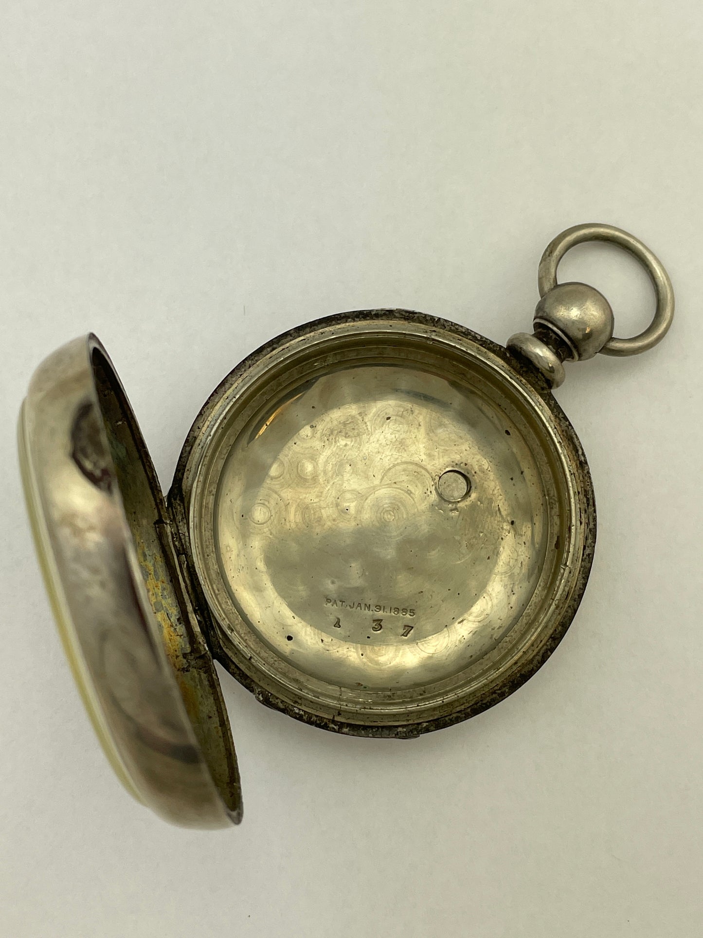 Waltham 18 Size Coin Silver Pocket Watch Case