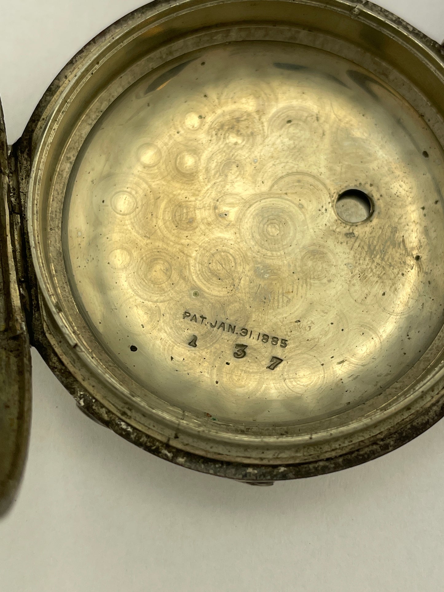 Waltham 18 Size Coin Silver Pocket Watch Case