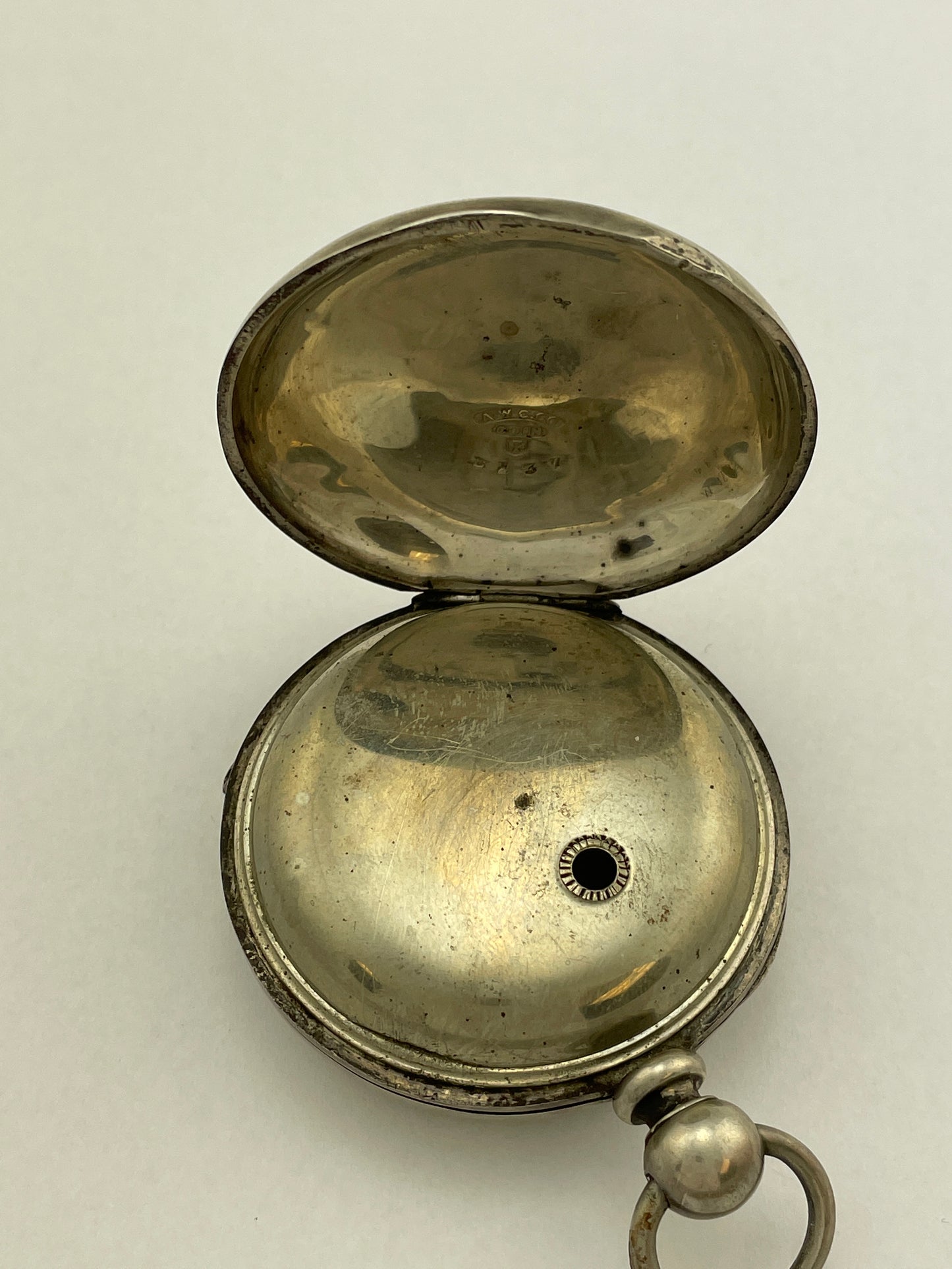 Waltham 18 Size Coin Silver Pocket Watch Case