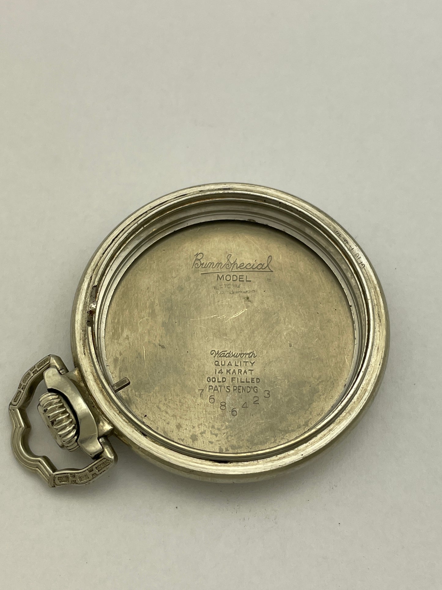 Illinois 16 Size WGF Factory Railroad Pocket Watch Case