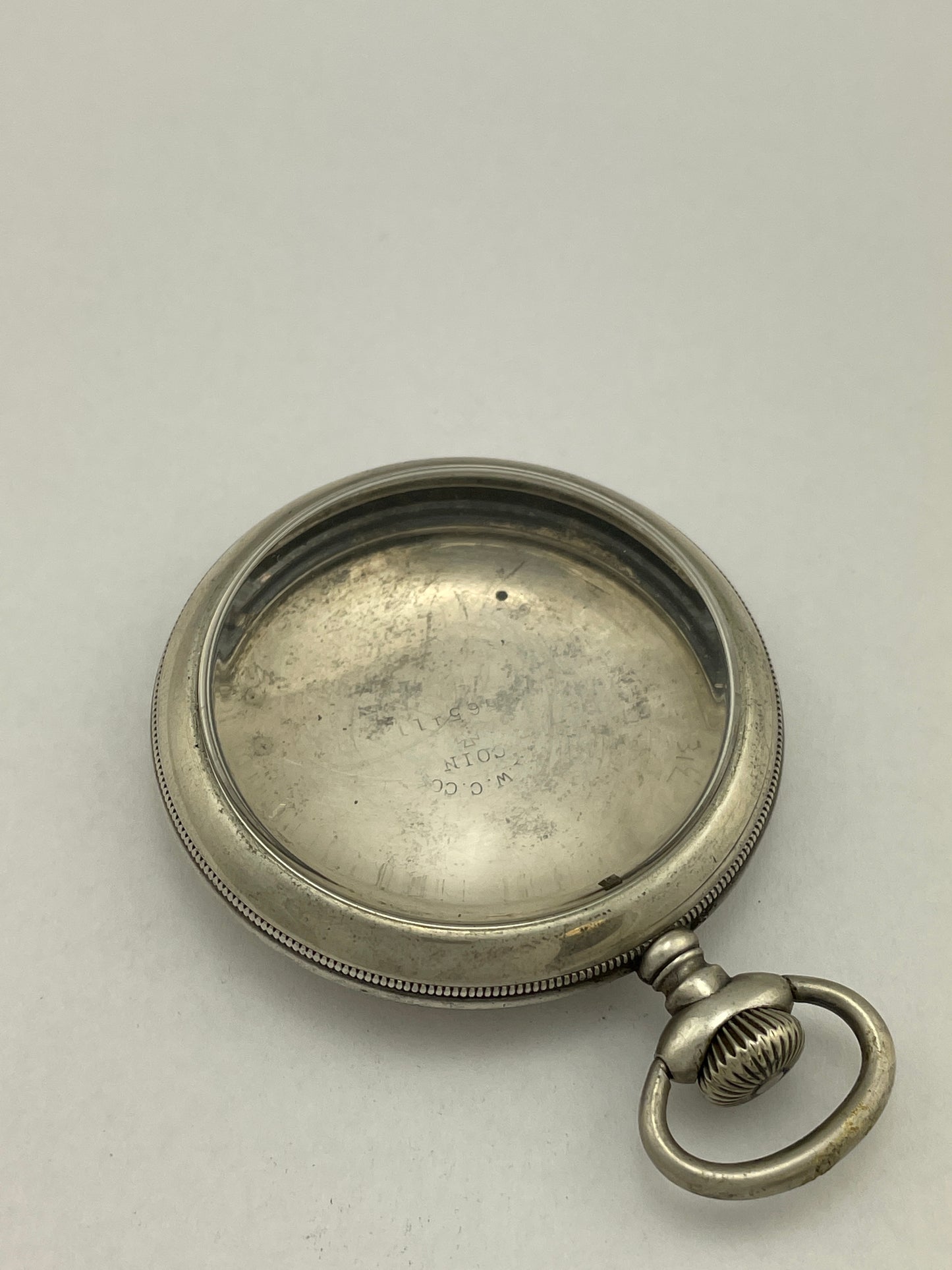 Waltham 16 Size Coin Silver Pocket Watch Case