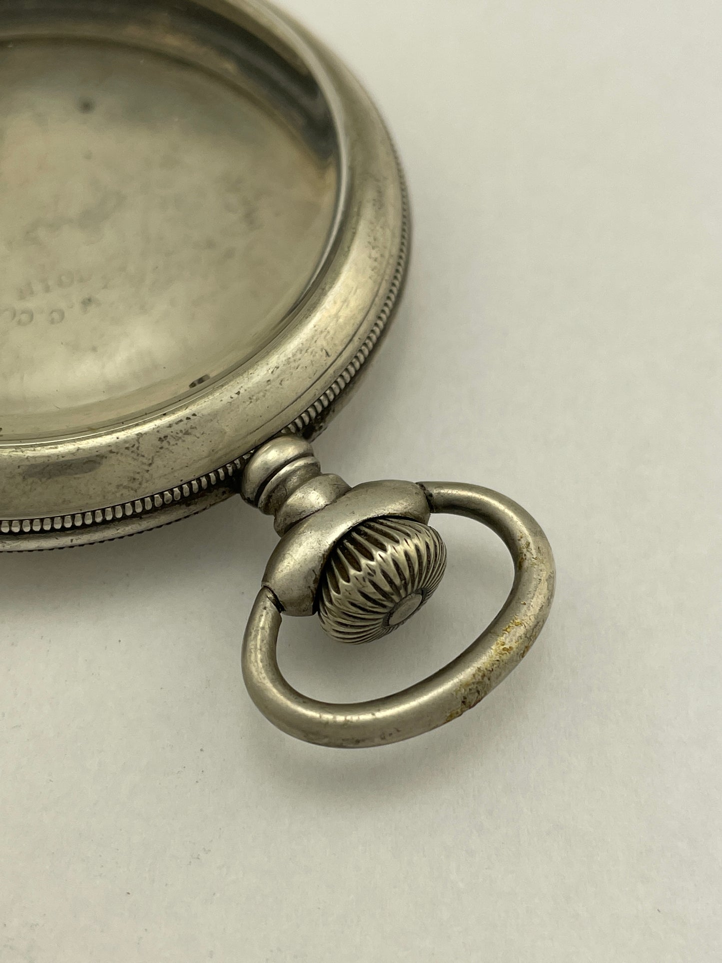 Waltham 16 Size Coin Silver Pocket Watch Case