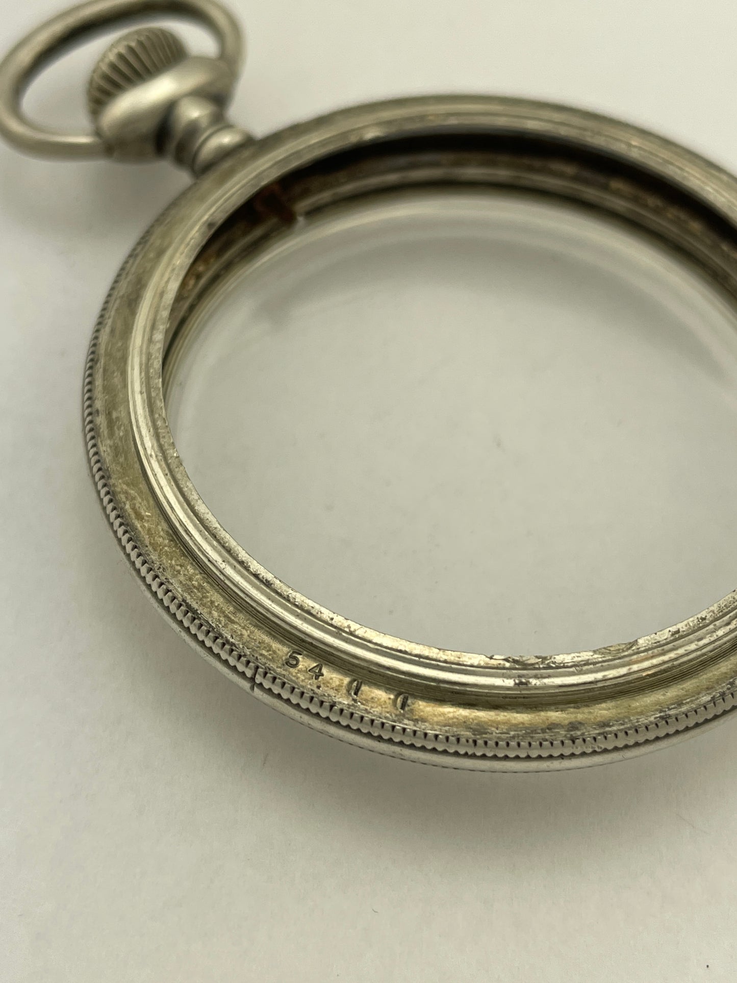 Waltham 16 Size Coin Silver Pocket Watch Case