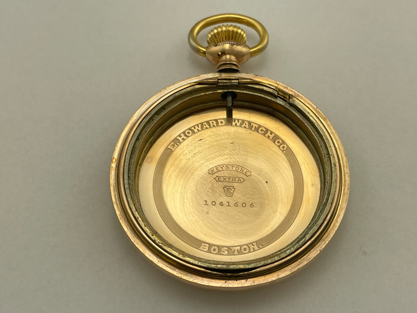 E. Howard & Co. 16 Size YGF Railroad Pocket Watch Case