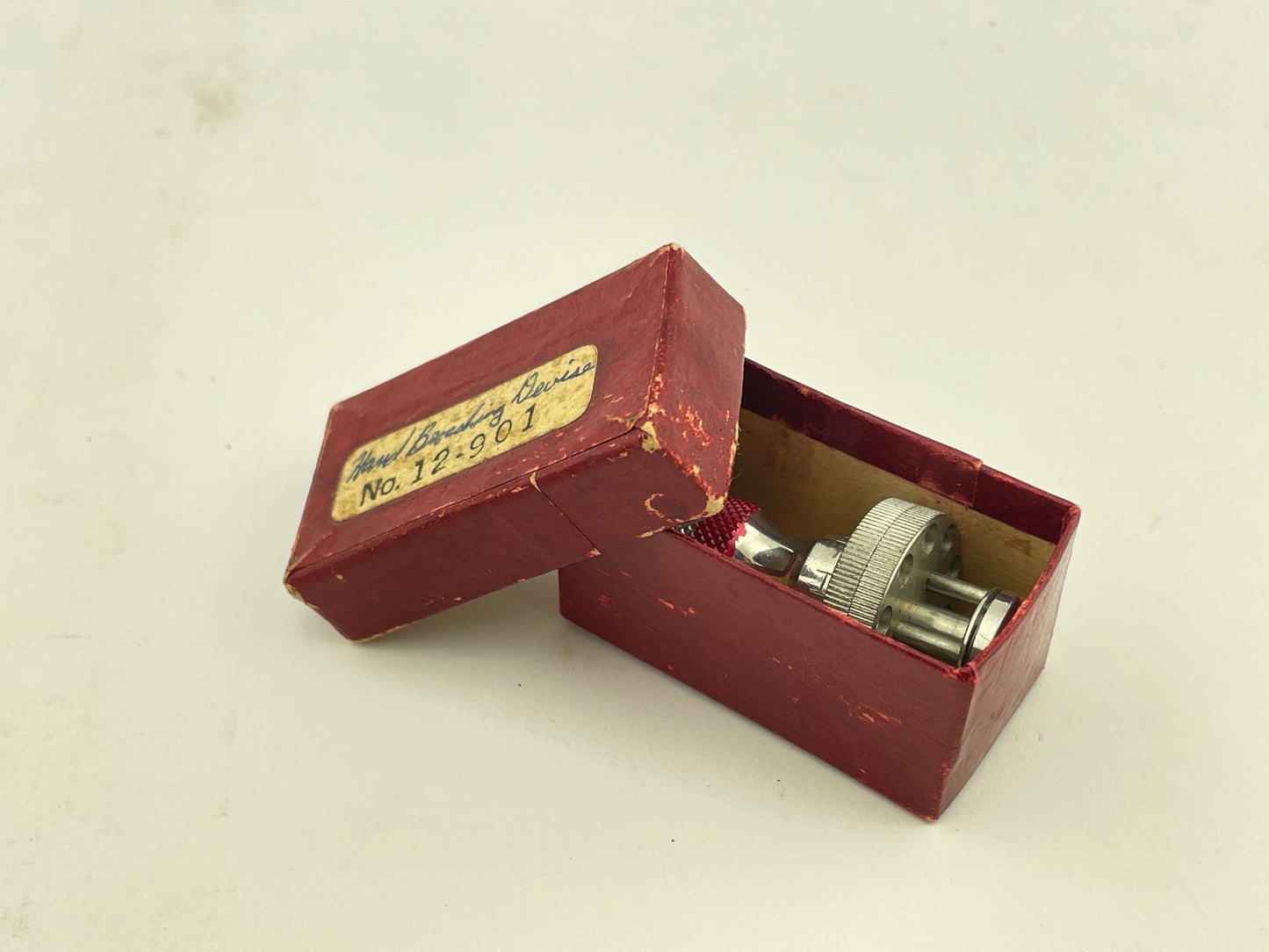 Watchmaker’s Boxed NOS Hand Broaching Device
