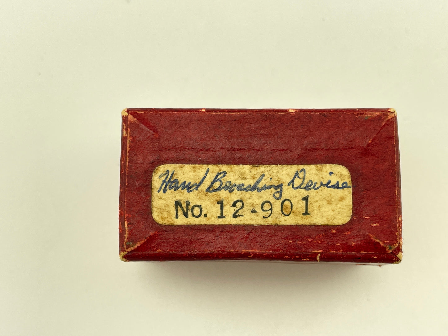 Watchmaker’s Boxed NOS Hand Broaching Device