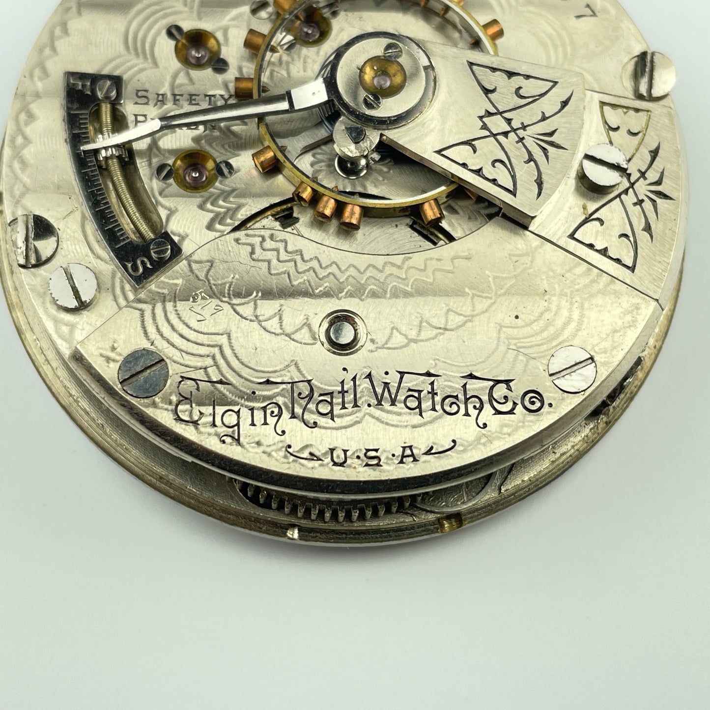 Elgin 18 Size 15 Jewel Pocket Watch Movement