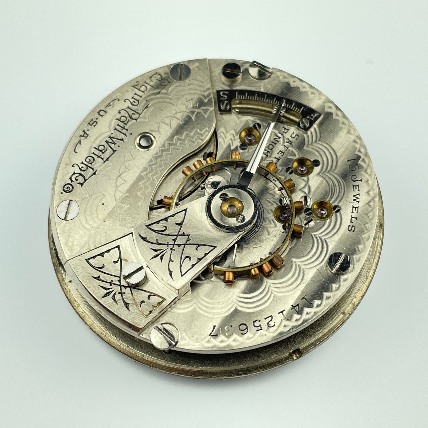 Elgin 18 Size 15 Jewel Pocket Watch Movement