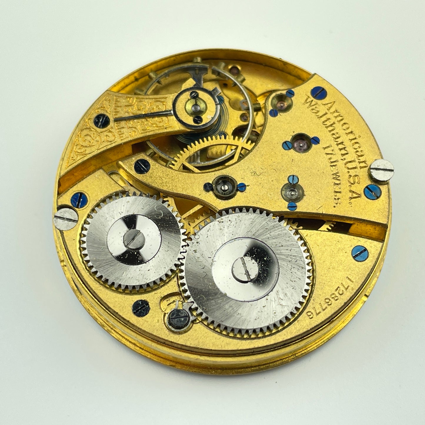 Waltham 16 Size 17 Jewel Pocket Watch Movement
