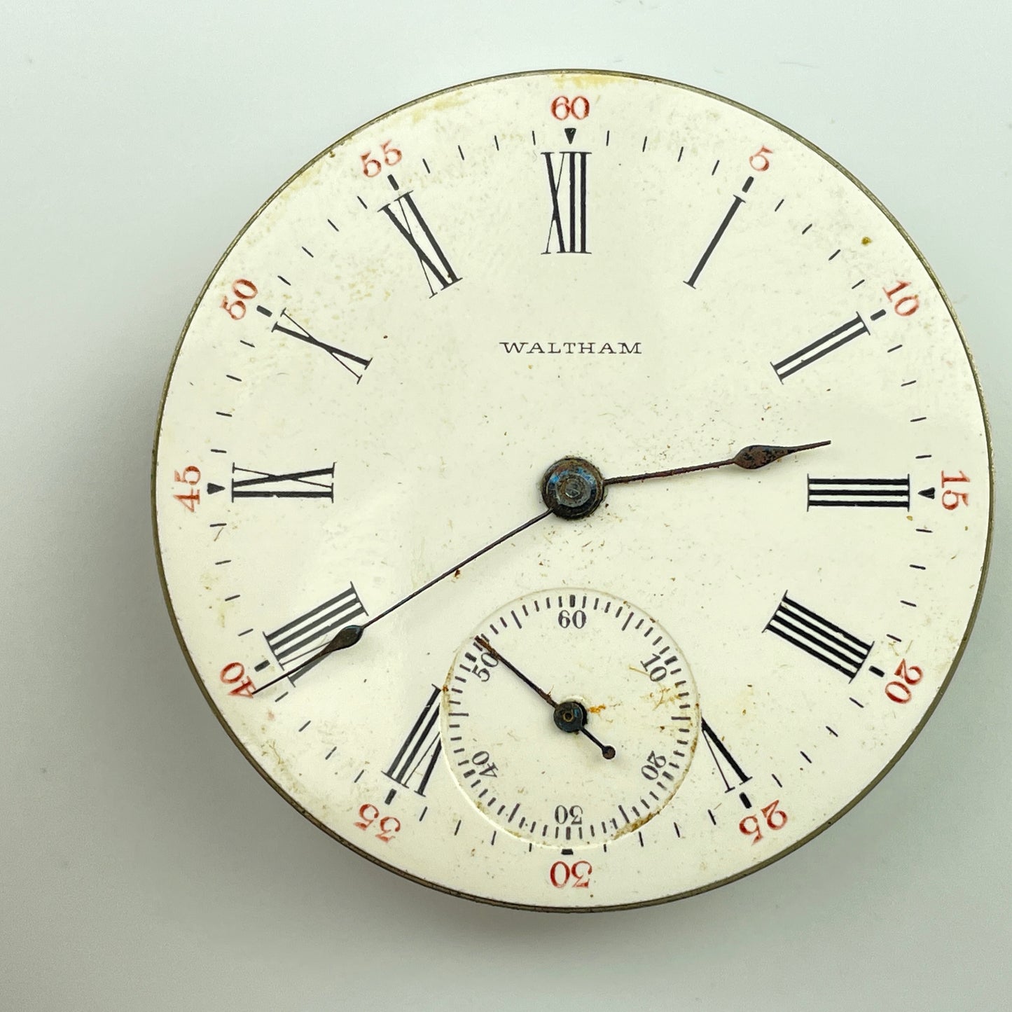Waltham 16 Size 15 Jewel Pocket Watch Movement