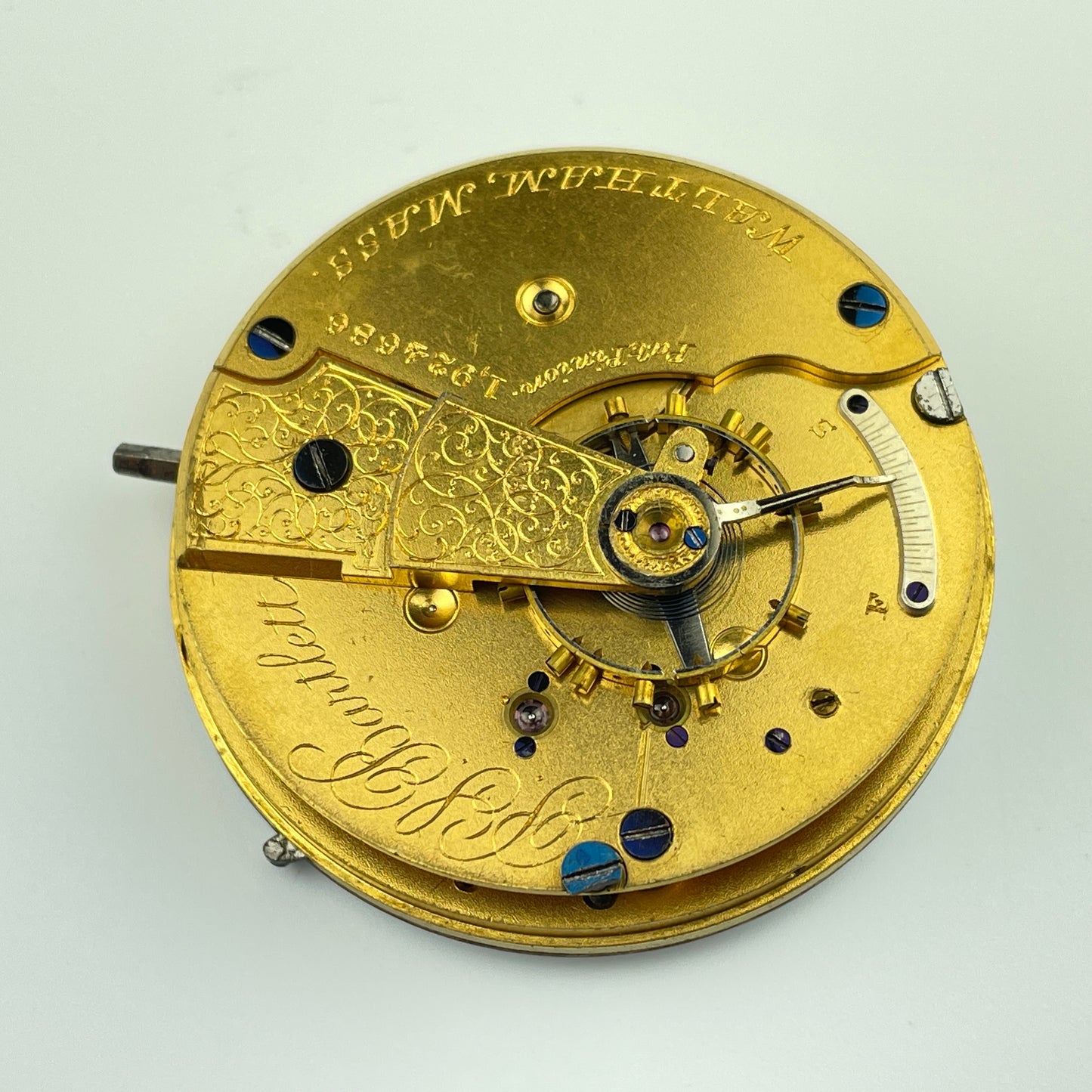 Waltham 18 Size 11 Jewel Pocket Watch Movement