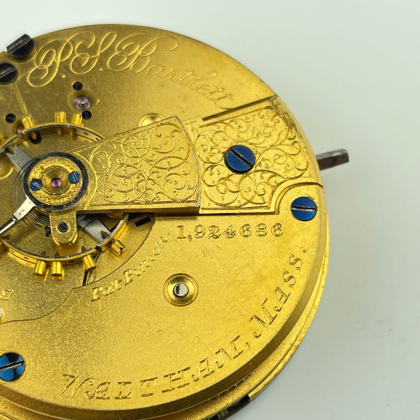Waltham 18 Size 11 Jewel Pocket Watch Movement