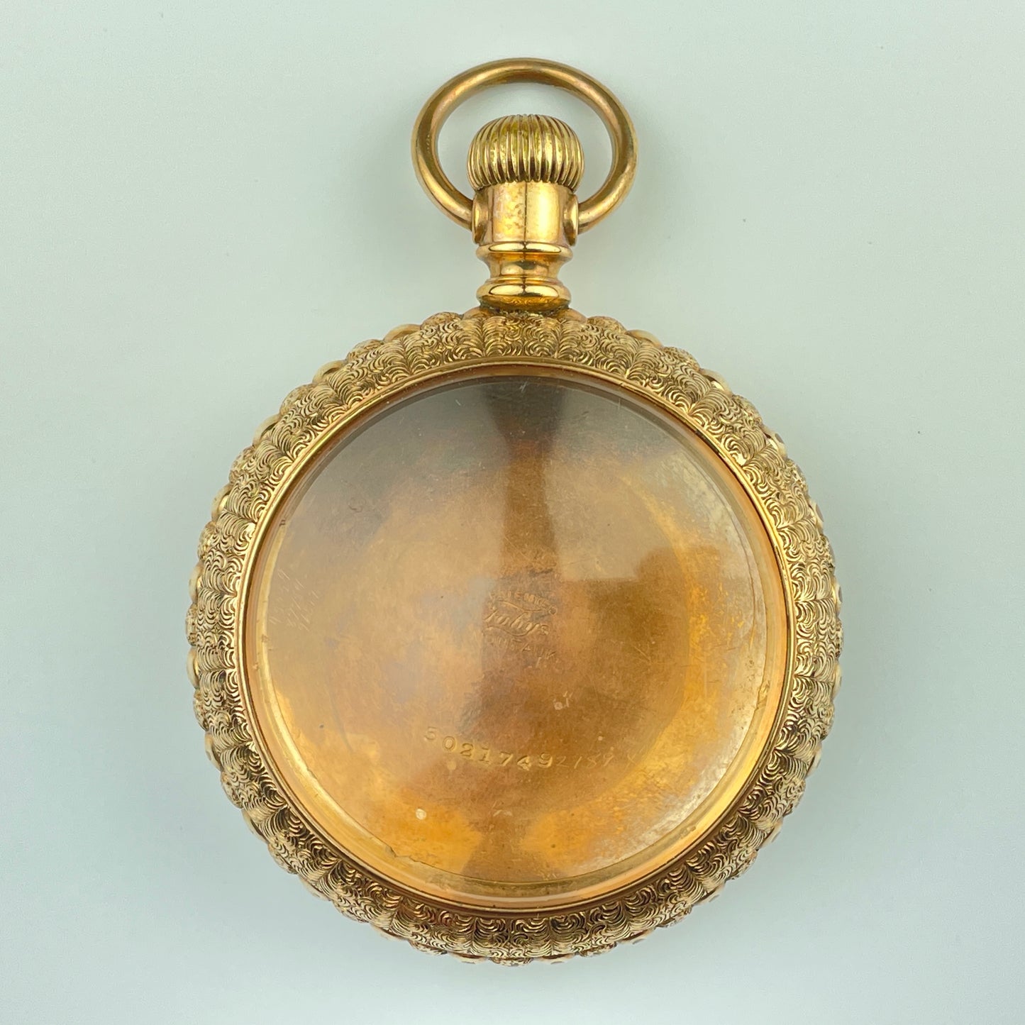 American 18 Size YGF Pocket Watch Case