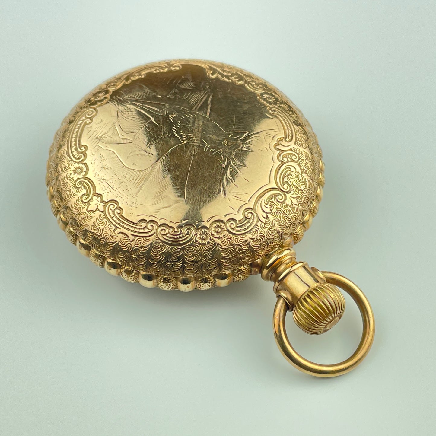 American 18 Size YGF Pocket Watch Case
